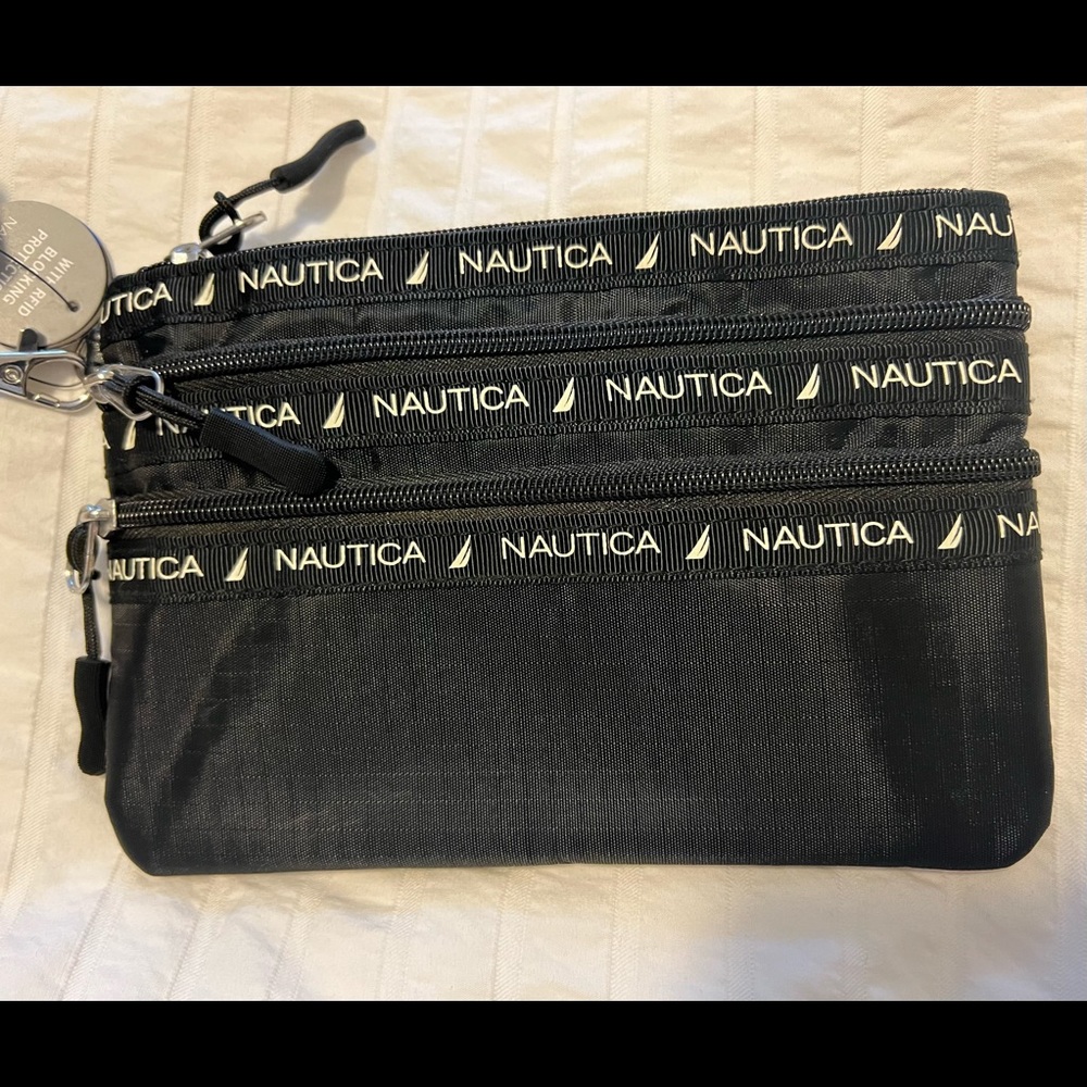Nautica Triple-Zip Wristlet